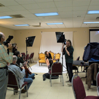 Model Shoot at Meeting
