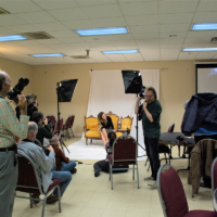 Model Shoot at Meeting